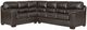 Affordable Furniture 5650 2-Piece Austin Chocolate Sectional-0