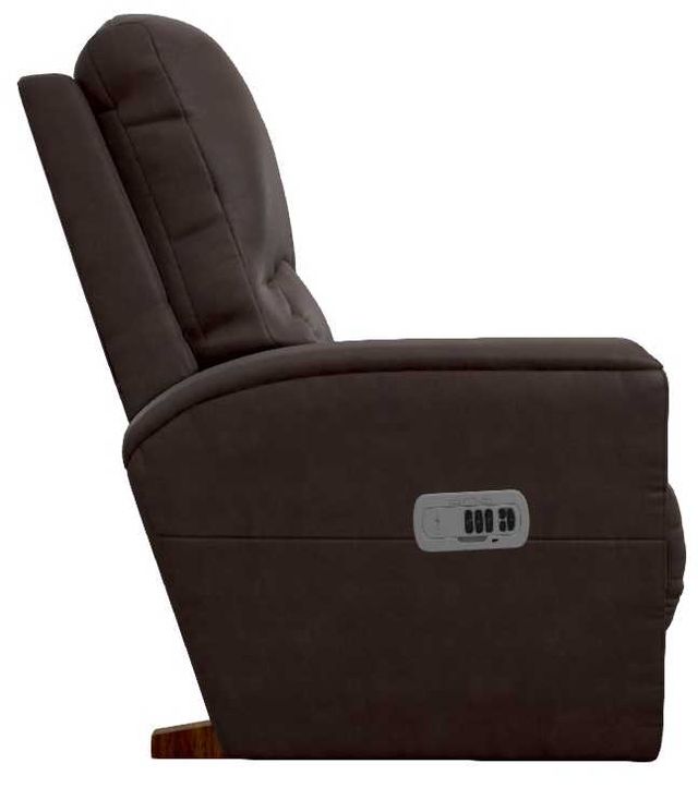 La-Z-Boy® Cassian Walnut Power Rocking Recliner with Headrest-3