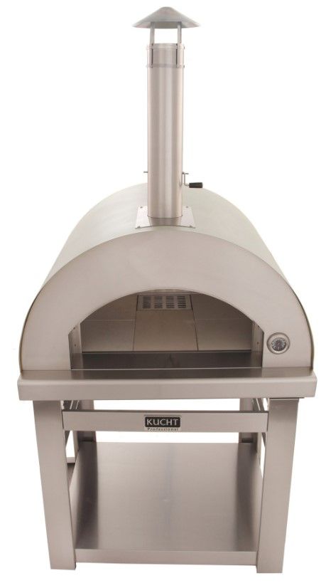 Kucht Professional Venice 39" Stainless Steel Outdoor Pizza Oven-2