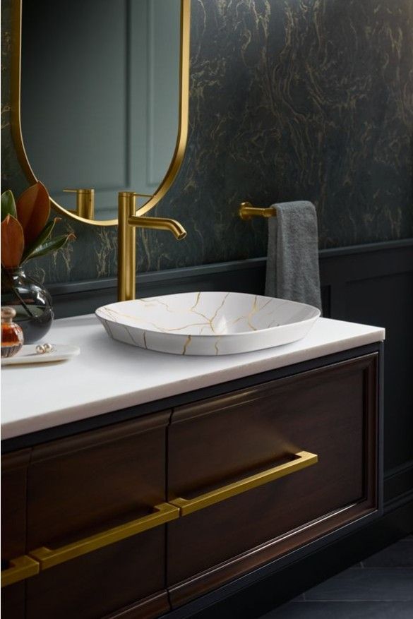 Kohler Aureus® White16.75" Square Vessel Bathroom Sink, No Overflow-1