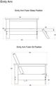 Kodiak Furniture Emily Brownstone Full Futon Frame-2