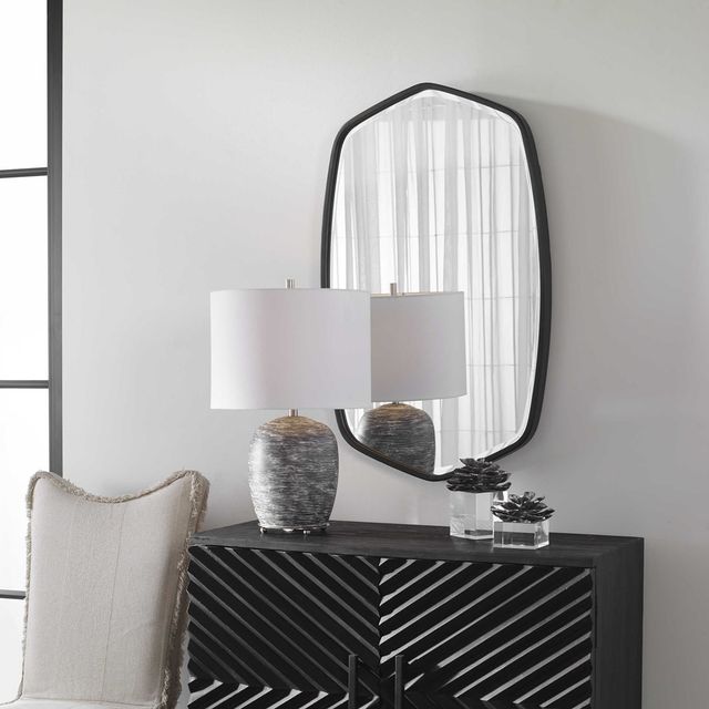 Uttermost® Duronia Satin Black Mirror-2