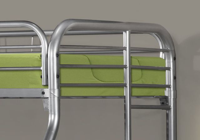 Monarch Specialties Inc. Silver Twin/Full Bunk Bed-3