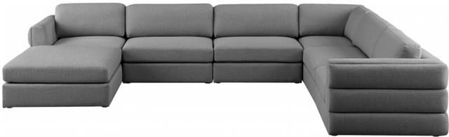 Meridian Furniture Beckham 7-Piece Grey Modular Sectional Sofa Set-1