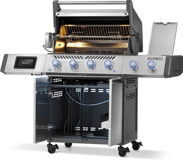 Napoleon Prestige® PRO 500 4-Burner Stainless Steel Freestanding Liquid Propane Grill with Smart Technology-3