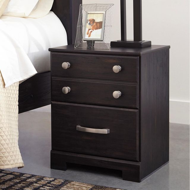 Signature Design by Ashley® Reylow Dark Brown Nightstand-2