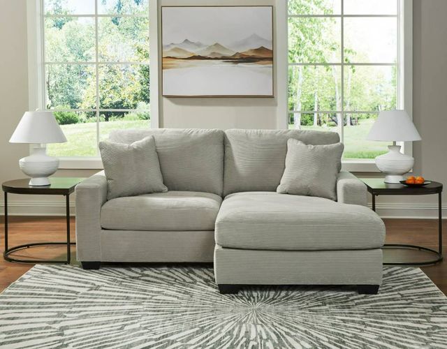 Signature Design by Ashley® Greenbriar Smoke Chaise Sofa-4