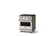 Viking® 5 Series 30" Pure White Pro Style Gas (NG) Range with Brushed Brass Trim-2
