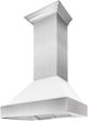 ZLINE 36" Matte White Outdoor Wall Mounted Range Hood -1