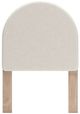 Signature Design by Ashley® Arloster Tan/White Upholstered Twin Panel Headboard-1
