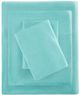 Olliix by Intelligent Design Aqua Queen Cotton Blend Jersey Knit All Season Sheet Set-0