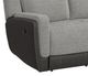 Elements International Hornet Rancho Gray Manual Recliner Sofa-1