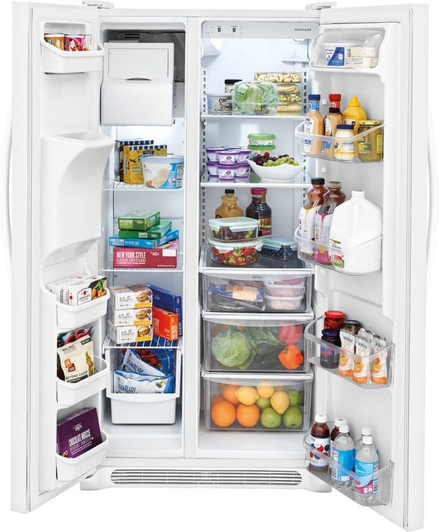 Crosley® 33" 22.3 Cu. Ft. White Counter Depth Side-By-Side Refrigerator-0