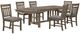 New Classic® Home Furnishings Harrisburg 7-Piece Walnut Brown Dining Set-0