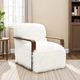 Furniture of America® Elardo White Accent Chair-1