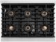 ZLINE Paramount Series Autograph Edition 36" Stainless Steel Pro Style Dual Fuel Range with Matte Black Accents -2