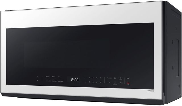 Samsung Bespoke 2.1 Cu. Ft. White Glass Over The Range Microwave-3