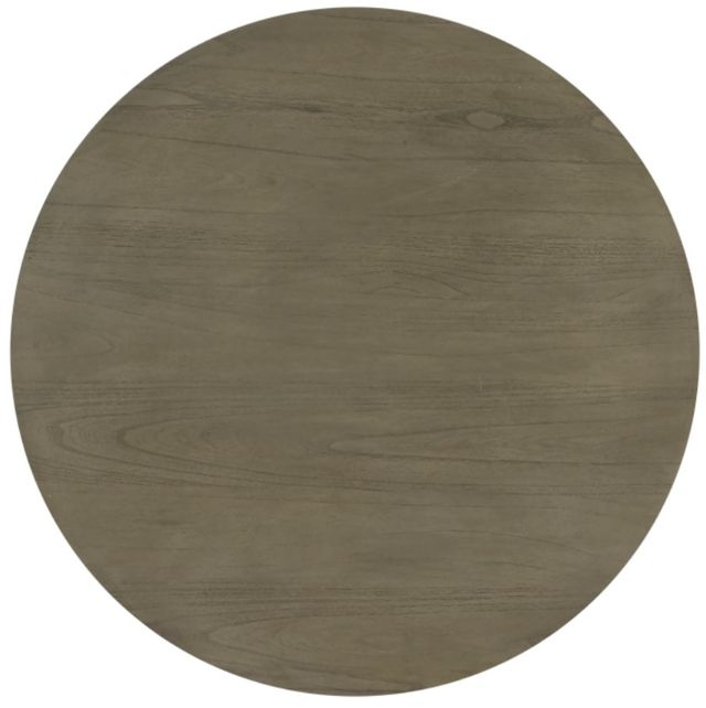 Homelegance® Ogden Brown Round Dining Table with White Base-4
