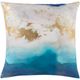 Surya Mira Aqua 20"x20" Toss Pillow with Down Insert-0