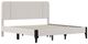 HH2 Home Springlee Oatmeal King Upholstered Platform Bed-1