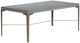 Bassett Mirror Nylah Platinum Dining Table with Brushed Gold Base-0