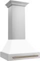 ZLINE Autograph Edition 30" White Matte Wall Mounted Range Hood-3