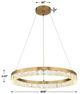 Uttermost® Segovia Warm Brass LED Chandelier with Crystals Accent-2