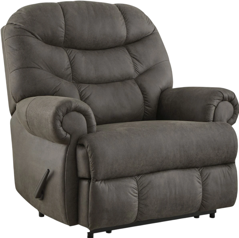 Signature Design by Ashley® Camera Time Gunmetal Manual Recliner