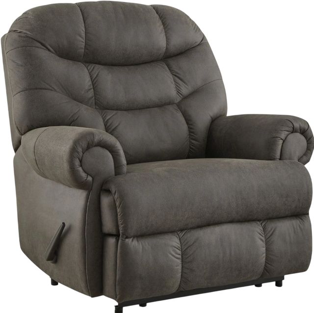 Signature Design by Ashley® Camera Time Gunmetal Manual Recliner-0