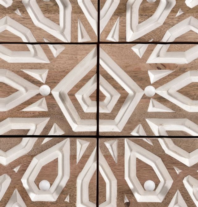 Home Trends & Design Tangiers Natural White Dresser-3