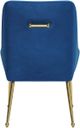 Zuo® Modern Madelaine Gold/Navy Blue Dining Chair-3