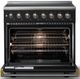 Viking® 5 Series 36" Onyx Pro Style Induction Range with Brushed Brass Trim-1