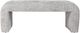 Jofran Inc. Sophia Gray Small Bench-2