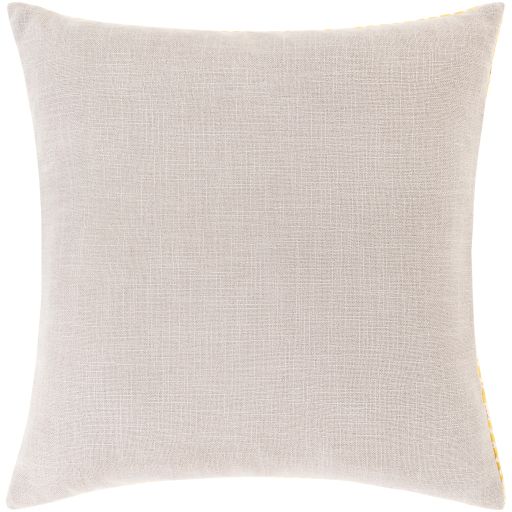 Surya Kanga Saffron 20"x20" Toss Pillow with Polyester Insert-2