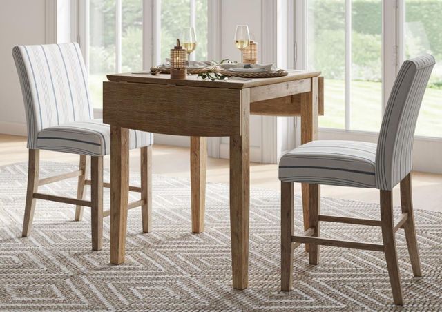 Jofran Inc. Eastern Tides Bisque Upholstered Counter Stool-1