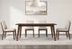 Steve Silver Co. Canton 5-Piece Brown Cherry/Oatmeal Dining Table Set-1