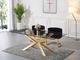 Meridian Furniture Capri Gold Dining Table-2