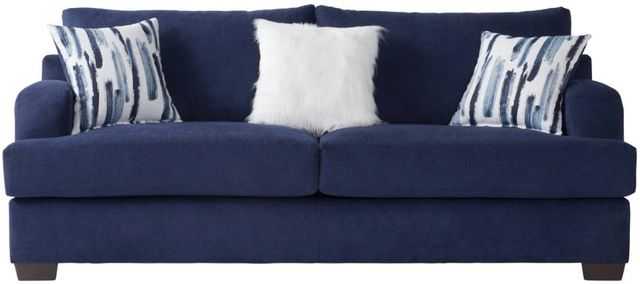 Hughes Furniture® 14100 Cameo Navy Sofa-0