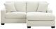 Signature Design by Ashley® Amesley Ivory Sofa Chaise-1