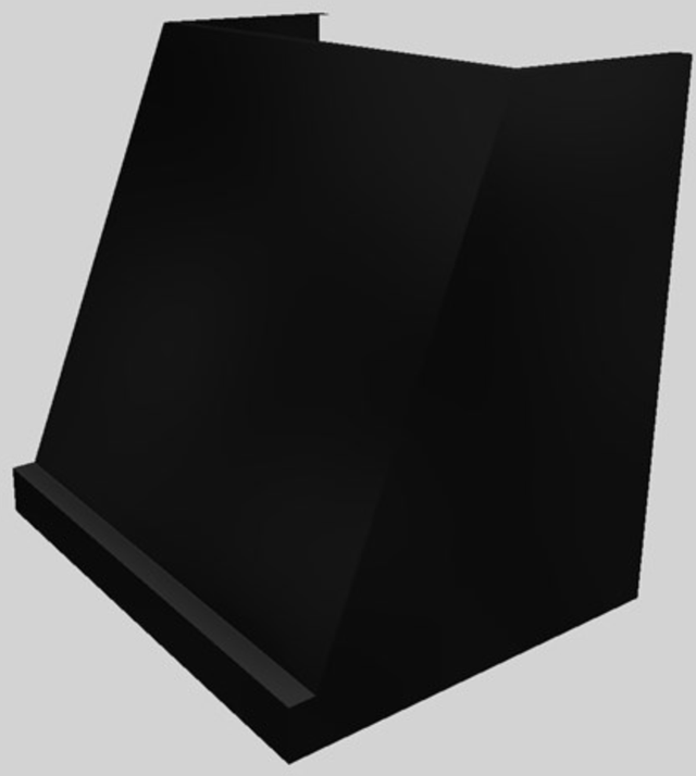 Vent-A-Hood® 30" Wall Mounted Range Hood-Black-1