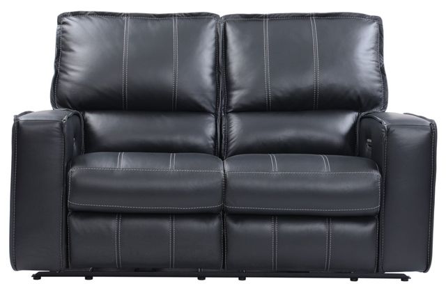 Parker House® Rockford Verona Black Power Reclining Loveseat-1