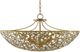 Currey & Company Confetti Hand Rubbed Gold Leaf Bowl Chandelier-0