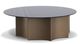 VIG Furniture Modrest Ingram Black/Wine Red Round Coffee Table-1
