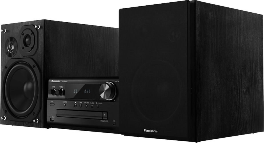 Panasonic® PMX90 2 Channel Black Mini Audio System | Audio Video Plus Home  Furnishings