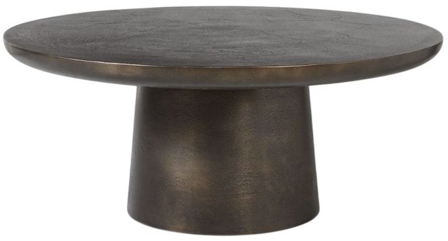 Uttermost® Madrone Golden Dark Bronze Metal Indoor-Outdoor Coffee Table-0