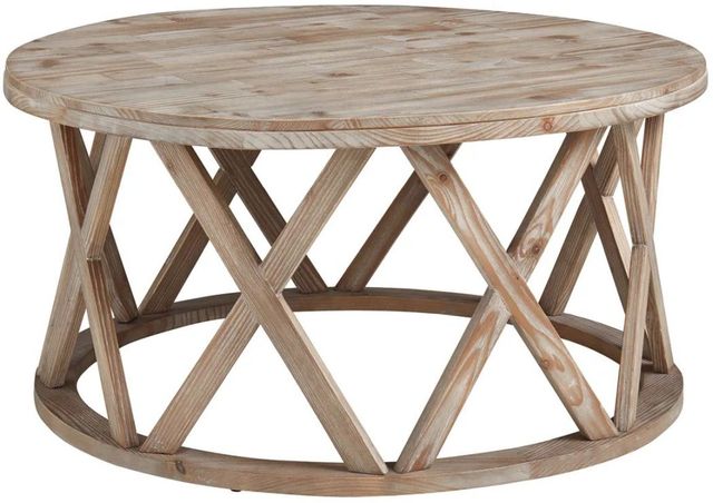 Signature Design by Ashley® Glasslore 2-Piece Light Grayish Brown Living Room Table Set-1