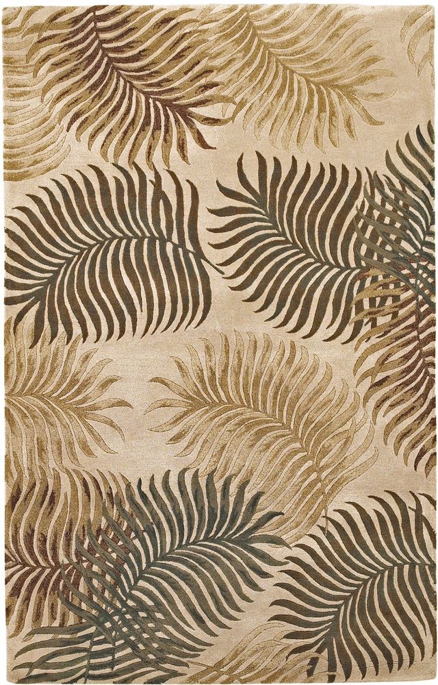 KAS Rugs Havana Natural Fern View 5'x8' Rug-0