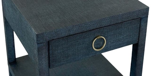 Bassett® Furniture Ventura Raffia Pacific Blue End Table-3