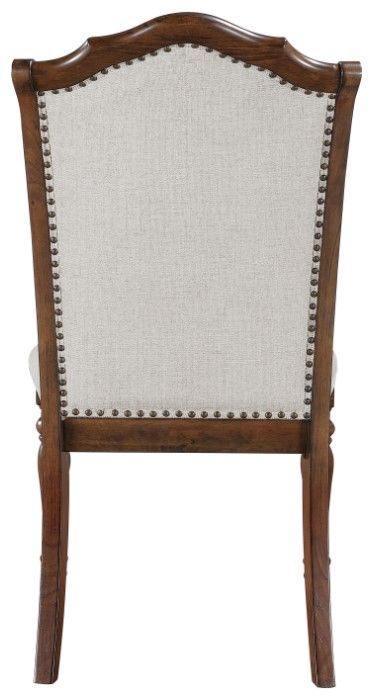 Homelegance® Rexford Cherry/Gray Side Chair-4