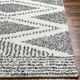 Surya Deluxe Shag Cream/Charcoal 5'x7' Area Rug-1